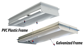 PVC or Galvanized Frames PVC or Galvanized Frames