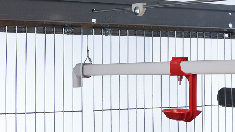 Height-Adjustable Feeding and Water Supply Lines Height-Adjustable Feeding and Water Supply Lines