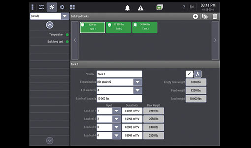 User-Friendly Interface EDGE Bin Scale